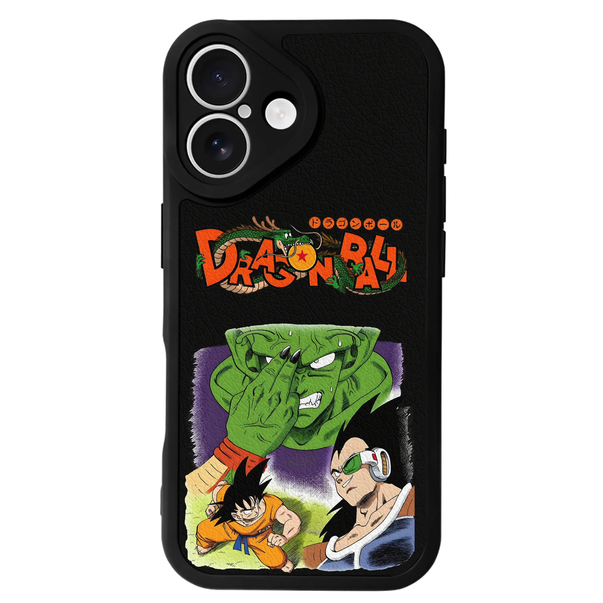 ドラゴンボール グッズ ピッコロ - IPhone 16シリーズ対応 ・ シリコンスマホケース ・ レザー調 ・ 高精度フィット ・ 耐衝撃 ・ ワイヤレス充電対応 ・ 精密カット